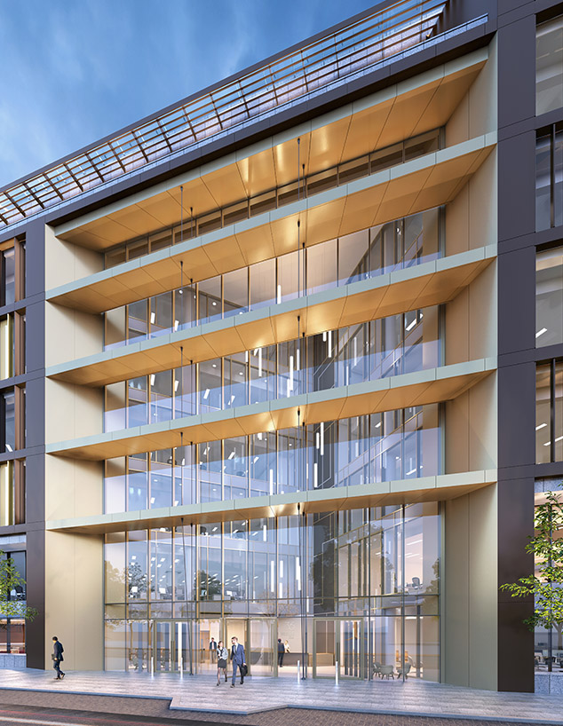 The grand entrance to 35 Shelbourne Road radiates confidence